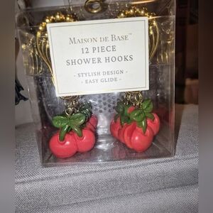 Maison De Base Cherry Shower Hooks Set of 12 – BNWT